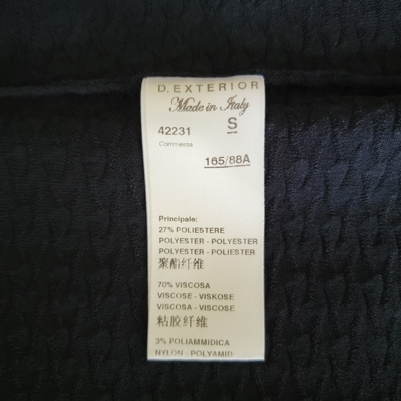 D. Exterior Textured Square Neck Dress - Picture 10 of 11